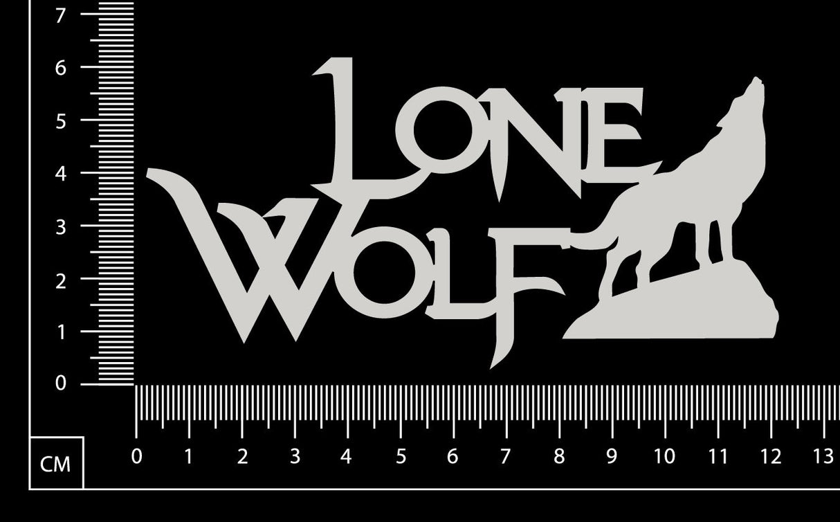 Lone Wolf - White Chipboard