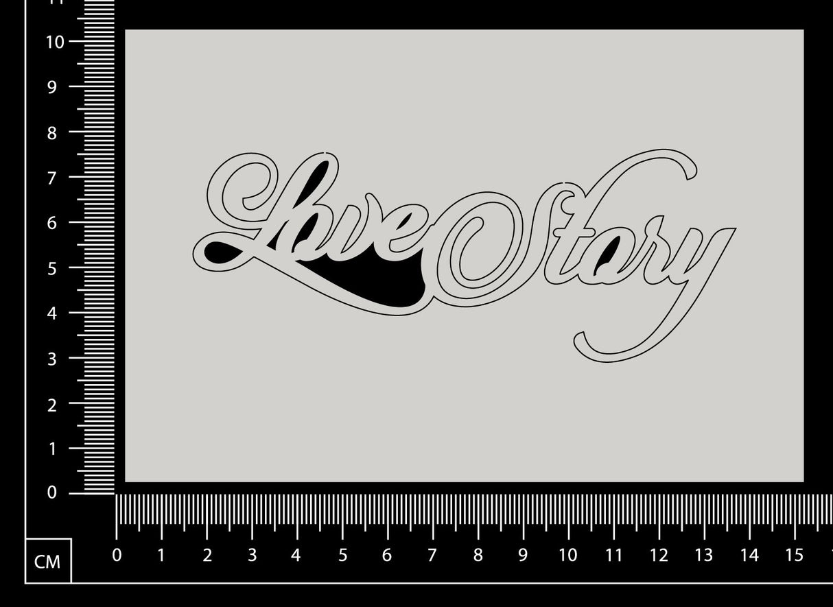 Love Story - White Chipboard