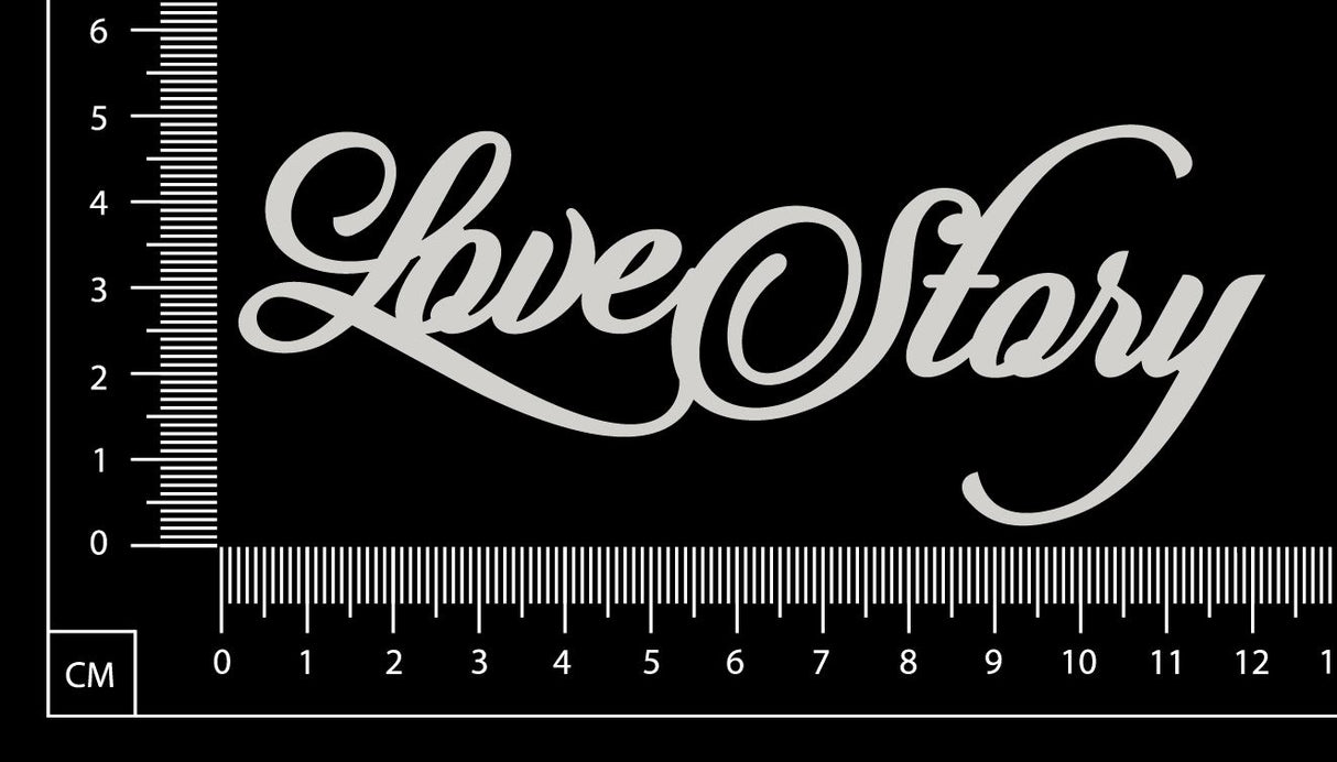 Love Story - White Chipboard