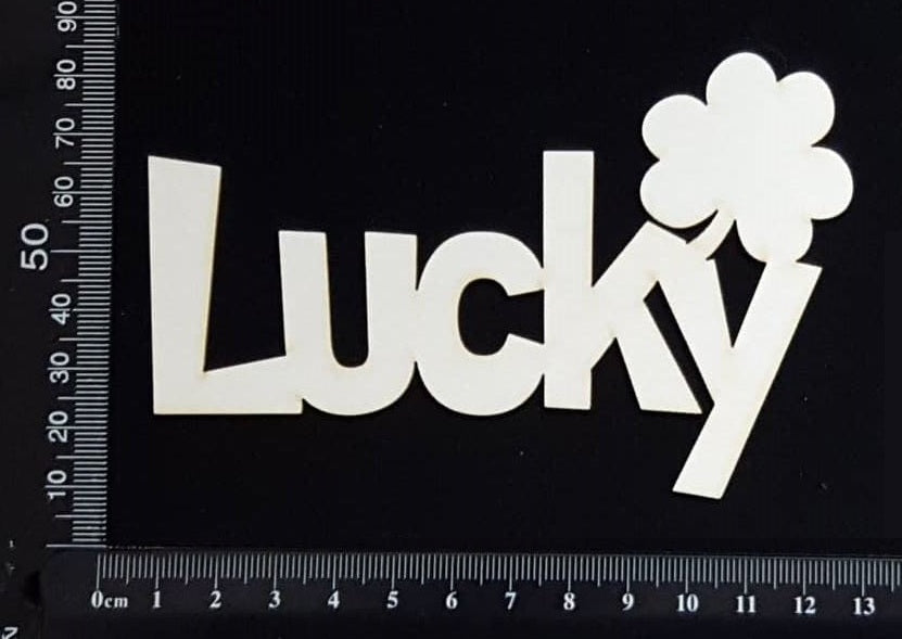 Lucky - C - White Chipboard