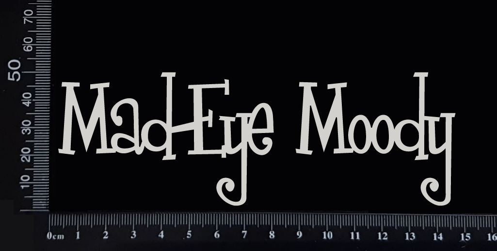 Mad-Eye Moody - A - White Chipboard