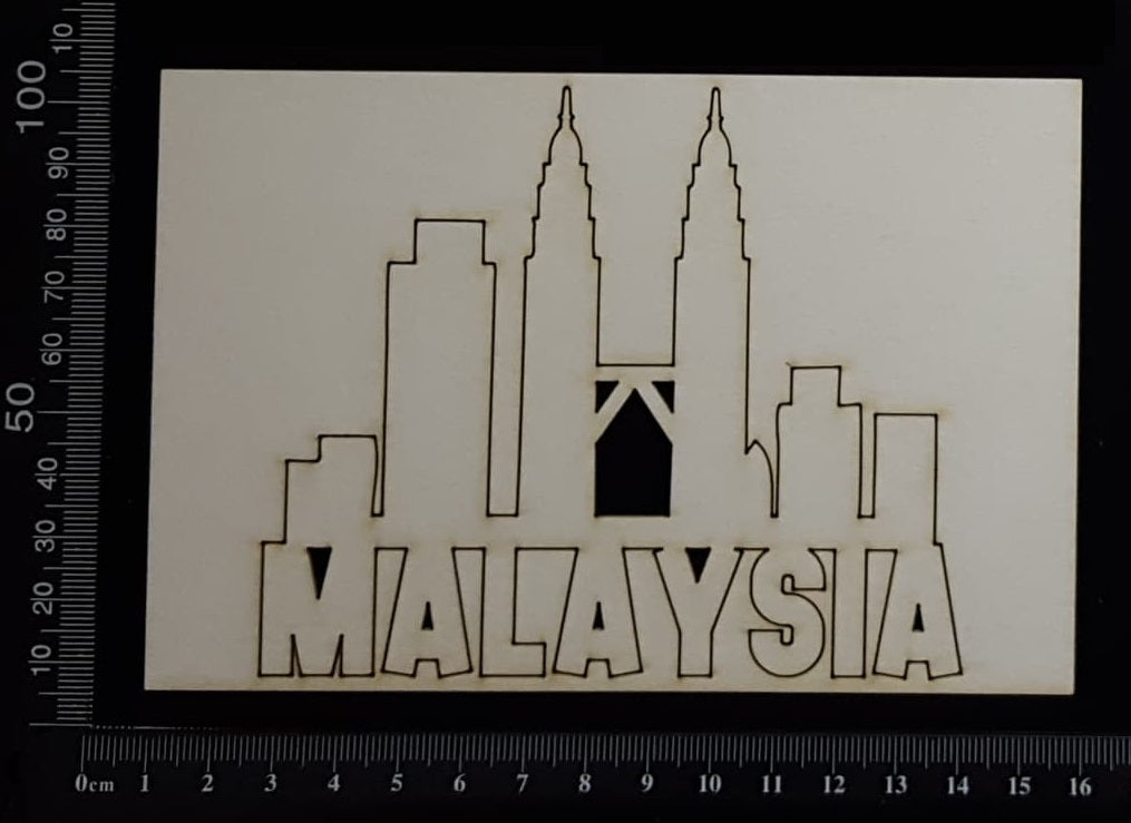 Malaysia - A - White Chipboard