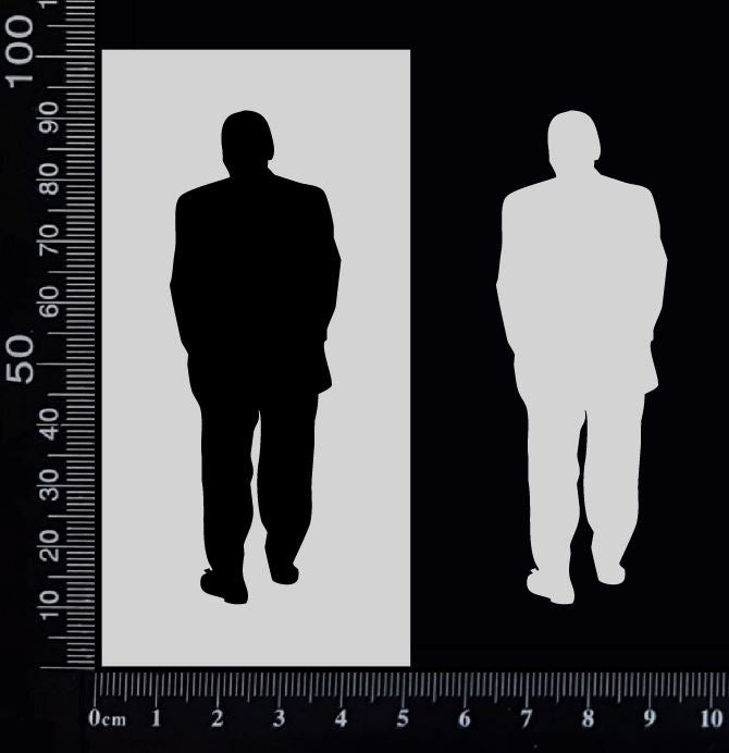 Man - A - Stencil - 50mm x 100mm