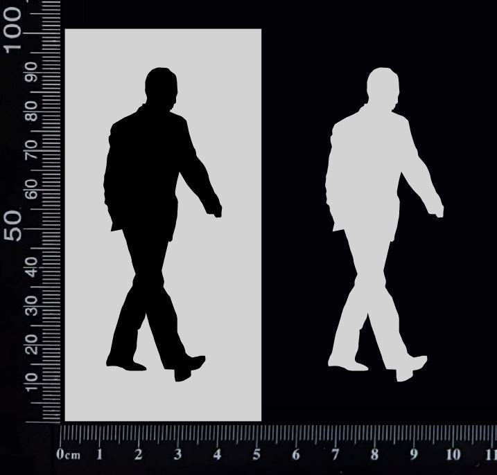 Man - F - Stencil - 50mm x 100mm