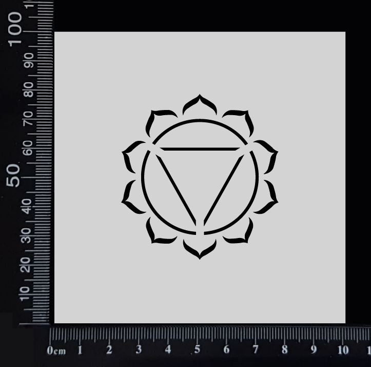 Chakra - Solar Plexus - Stencil - 100mm x 100mm