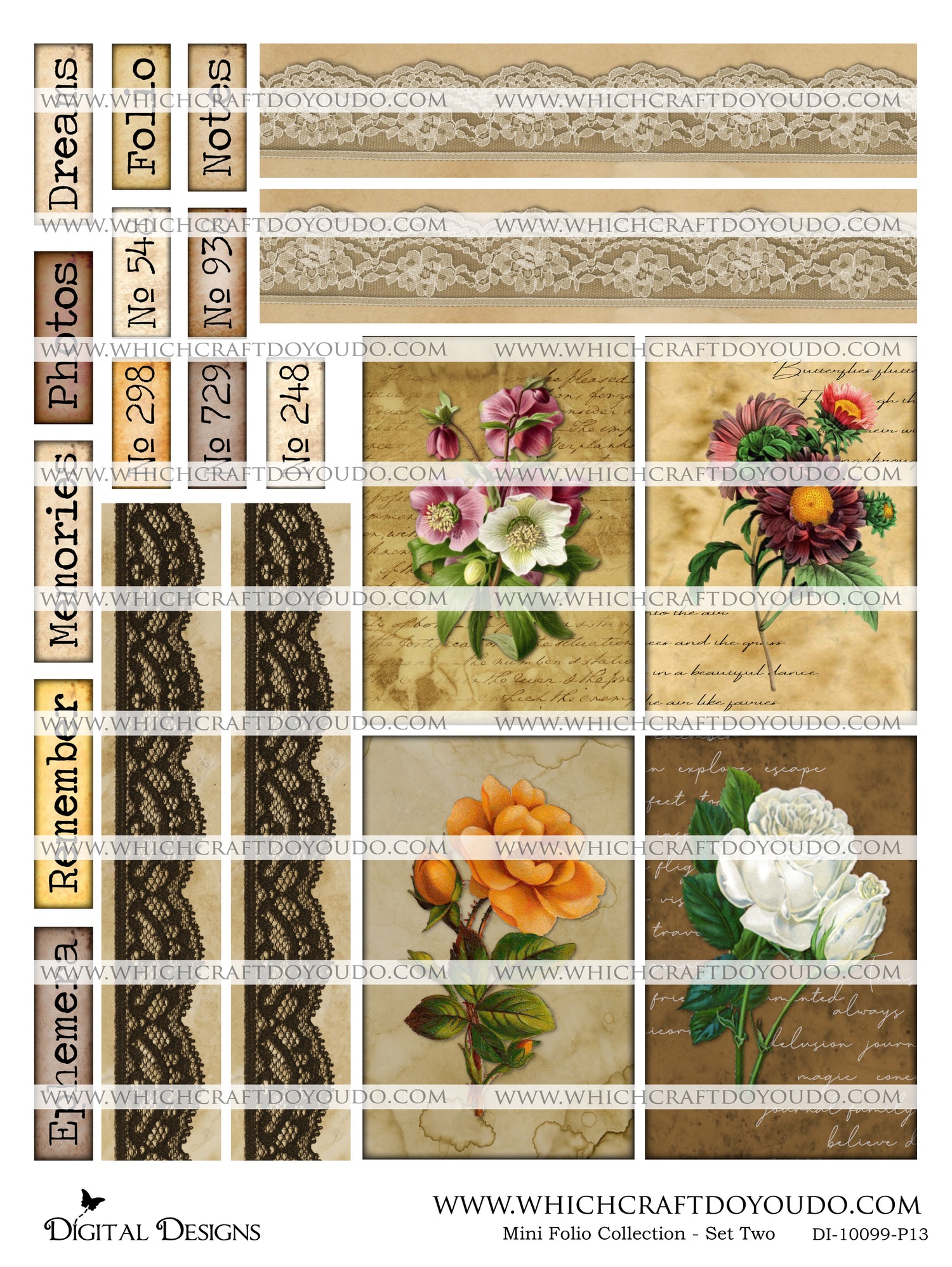Mini Folio Collection - Set Two - DI-10099 - Digital Download