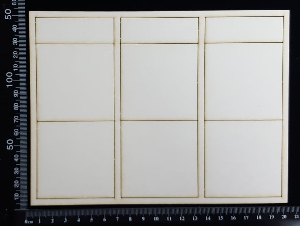Mini Book - 6cm x 6cm - Set of 3 - White Chipboard