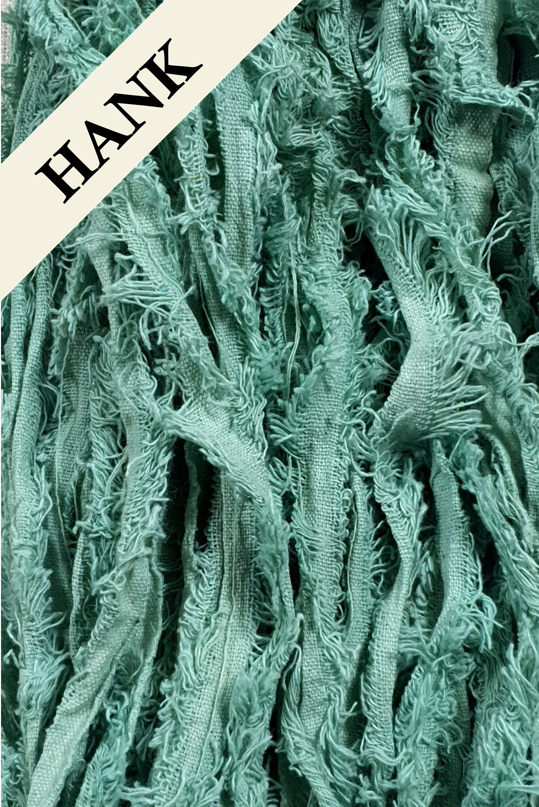 Cotton Frizz Ribbon - Mint - Hank