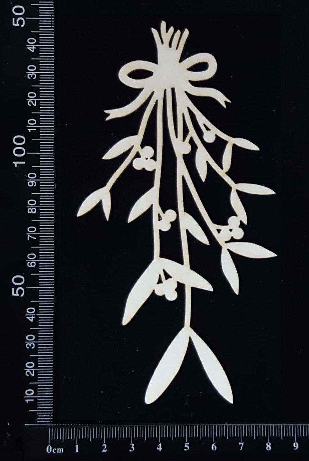 Mistletoe - B - Large - White Chipboard