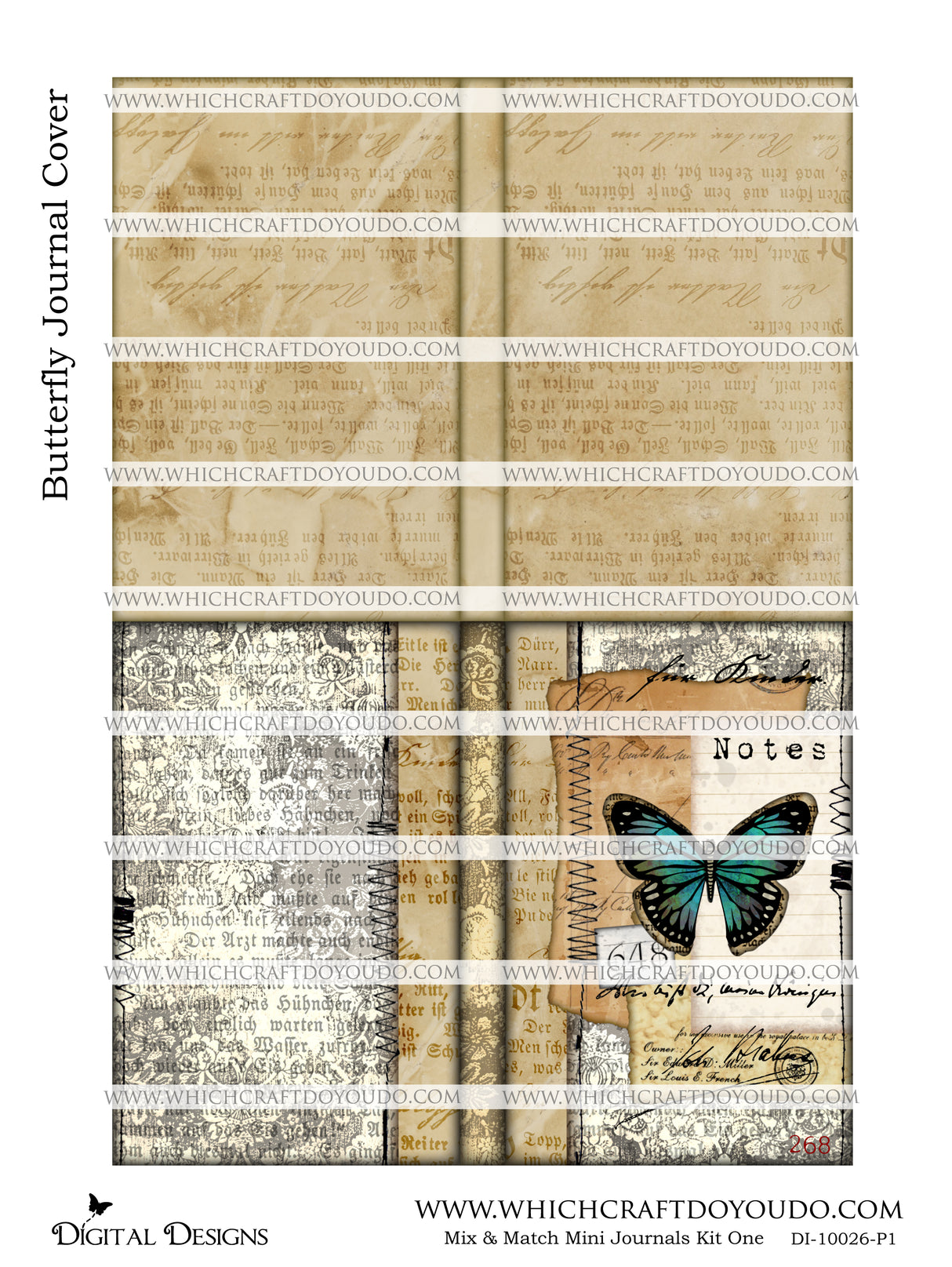 Mix & Match Mini Journals Kit One - DI-10026 - Digital Download