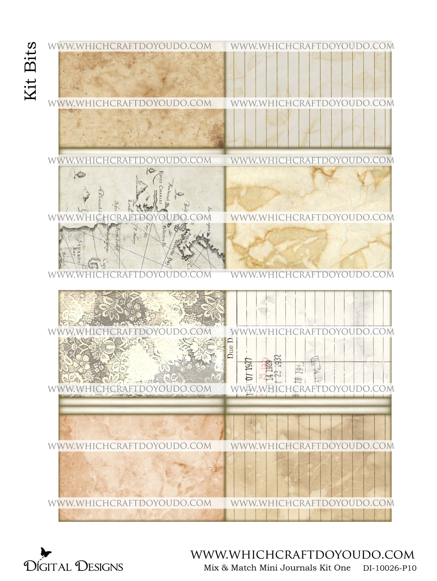 Mix & Match Mini Journals Kit One - DI-10026 - Digital Download