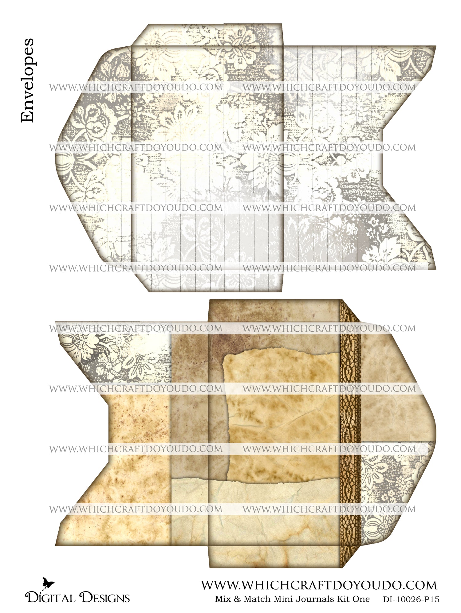 Mix & Match Mini Journals Kit One - DI-10026 - Digital Download
