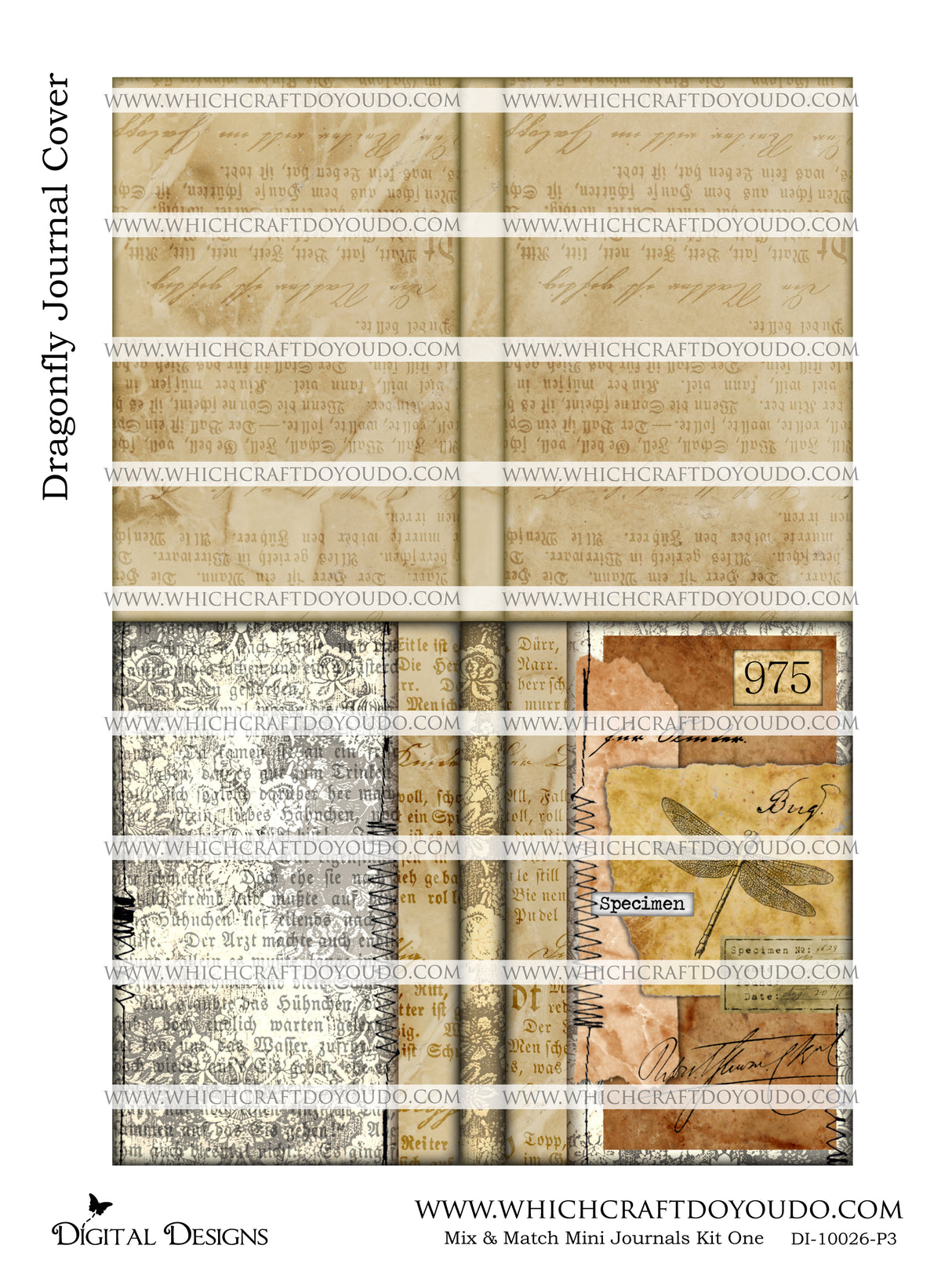 Mix & Match Mini Journals Kit One - DI-10026 - Digital Download