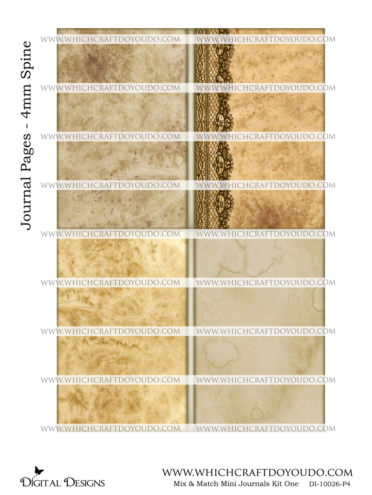 Mix & Match Mini Journals Kit One - DI-10026 - Digital Download