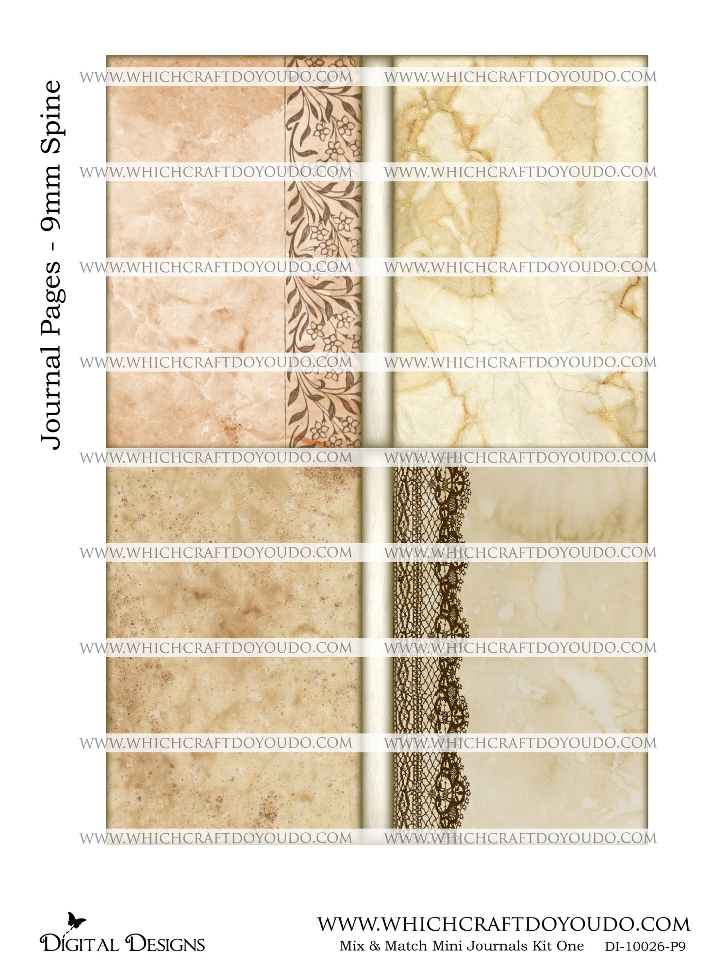 Mix & Match Mini Journals Kit One - DI-10026 - Digital Download