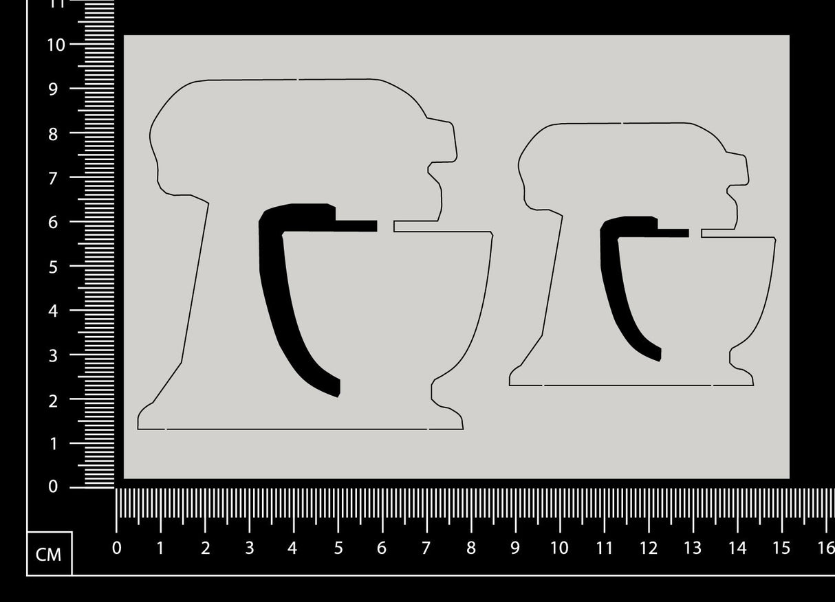Mixers - White Chipboard