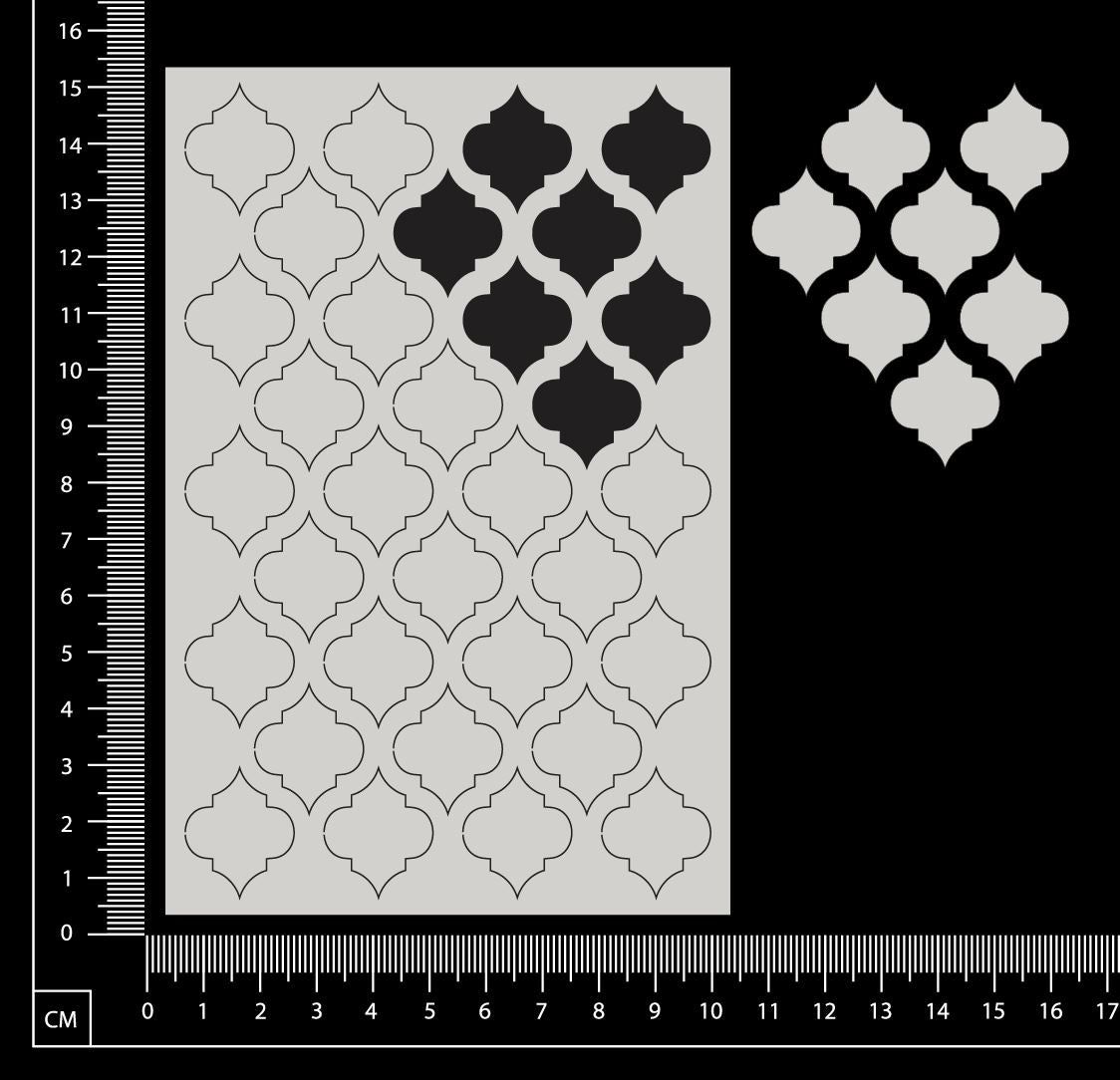 Moroccan Shapes - White Chipboard