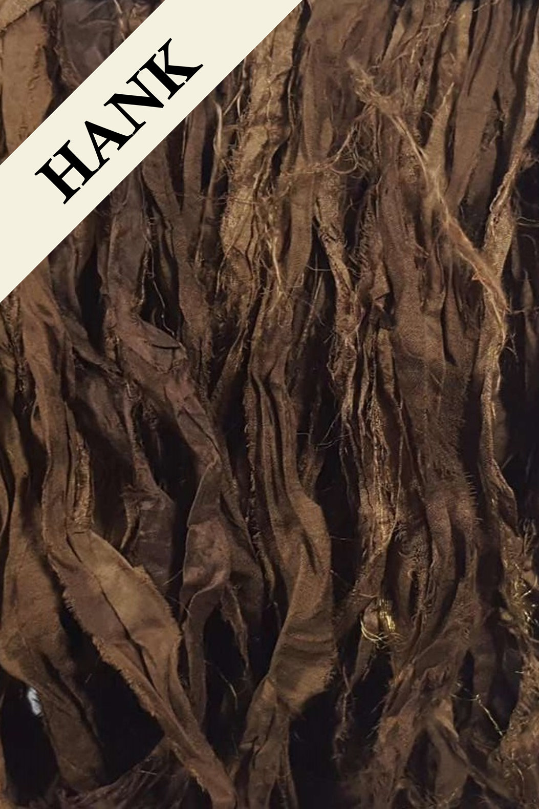 Reclaimed Sari Silk Ribbon - Mother Earth - Hank