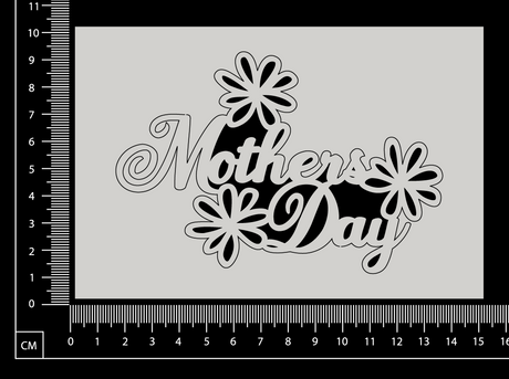 Mothers Day B - White Chipboard
