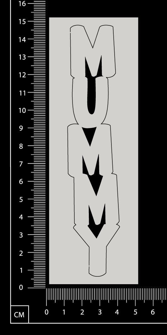 Mummy - White Chipboard