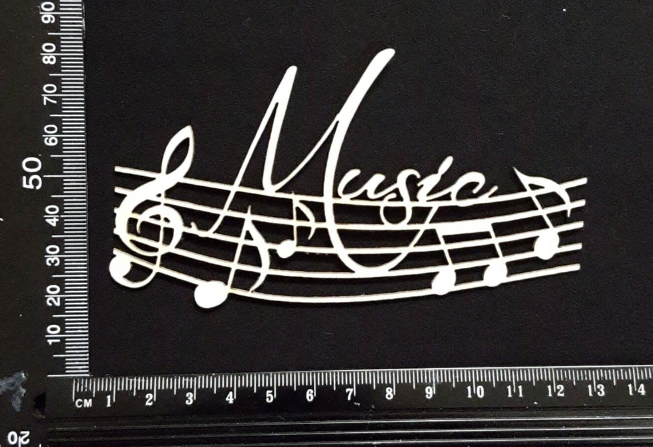 Music - White Chipboard