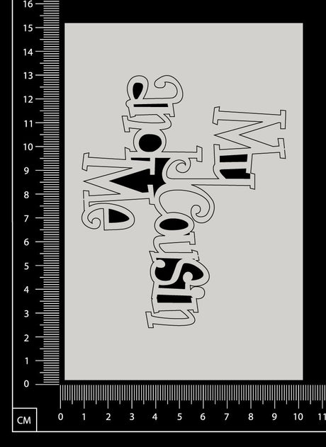 My Cousin and Me - White Chipboard