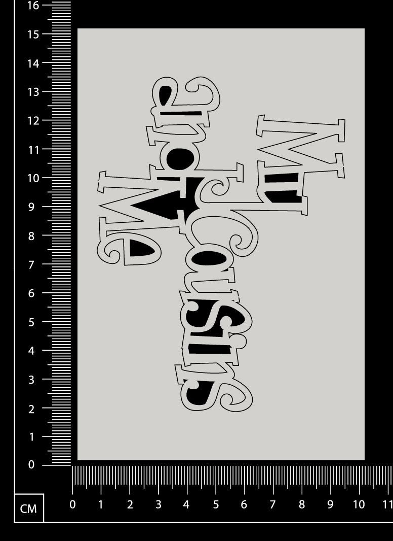 My Cousins and Me - White Chipboard