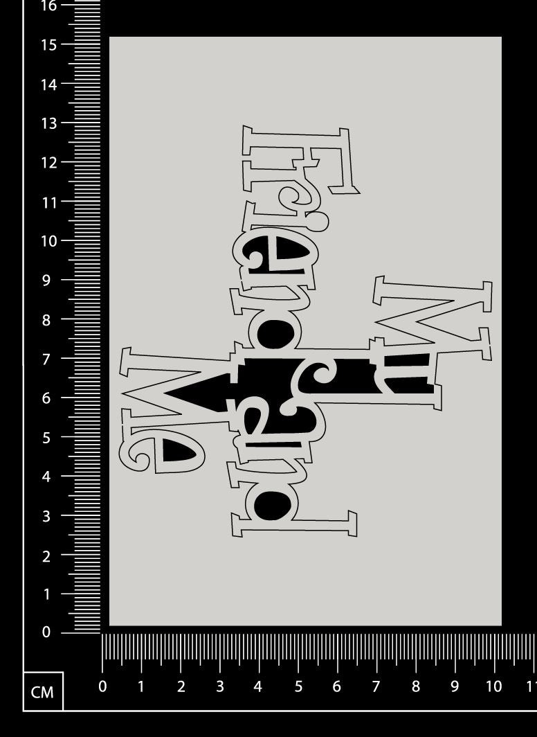 My Friend and Me - White Chipboard
