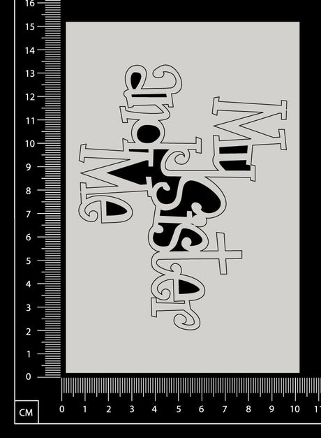 My Sister and Me - White Chipboard