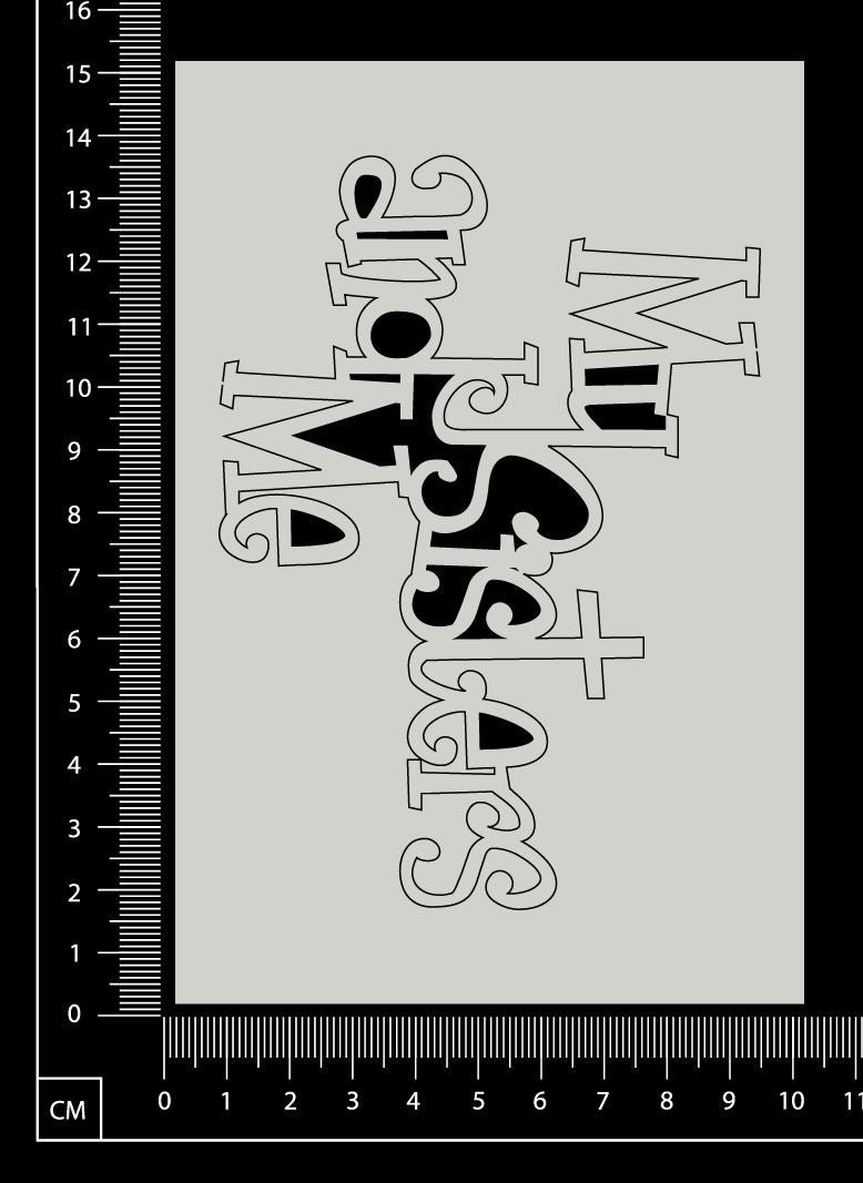 My Sisters and Me - White Chipboard