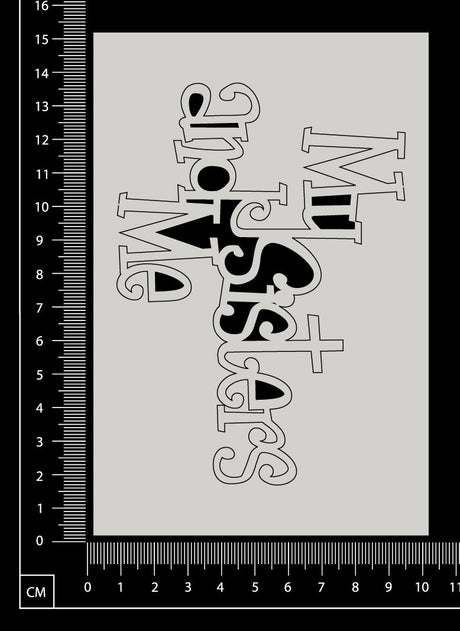 My Sisters and Me - White Chipboard