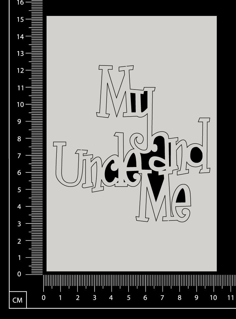 My Uncle and Me - White Chipboard