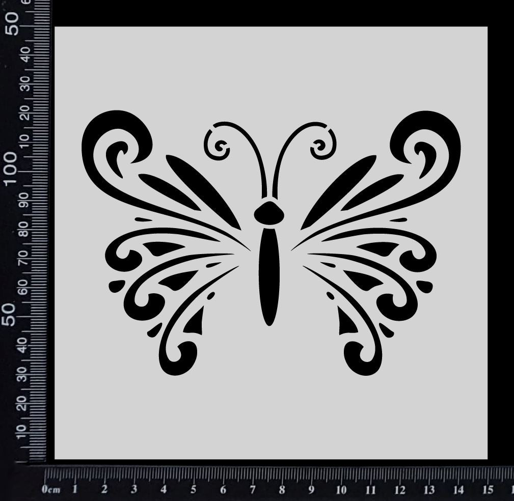 Mystical Butterfly - Stencil - 150mm x 150mm