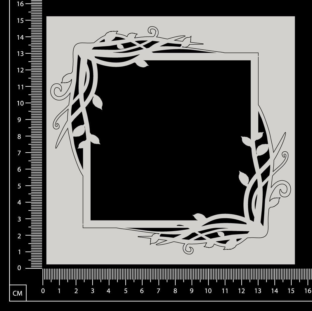Mystical Vine Frame - A - White Chipboard