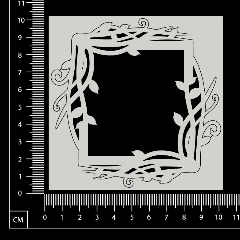 Mystical Vine Frame - C - White Chipboard