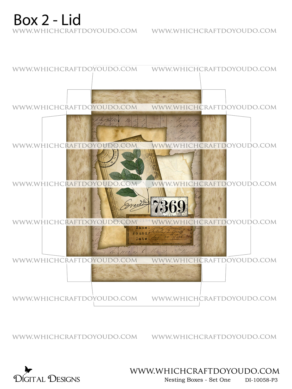 Nesting Boxes - Set One - DI-10058 - Digital Download