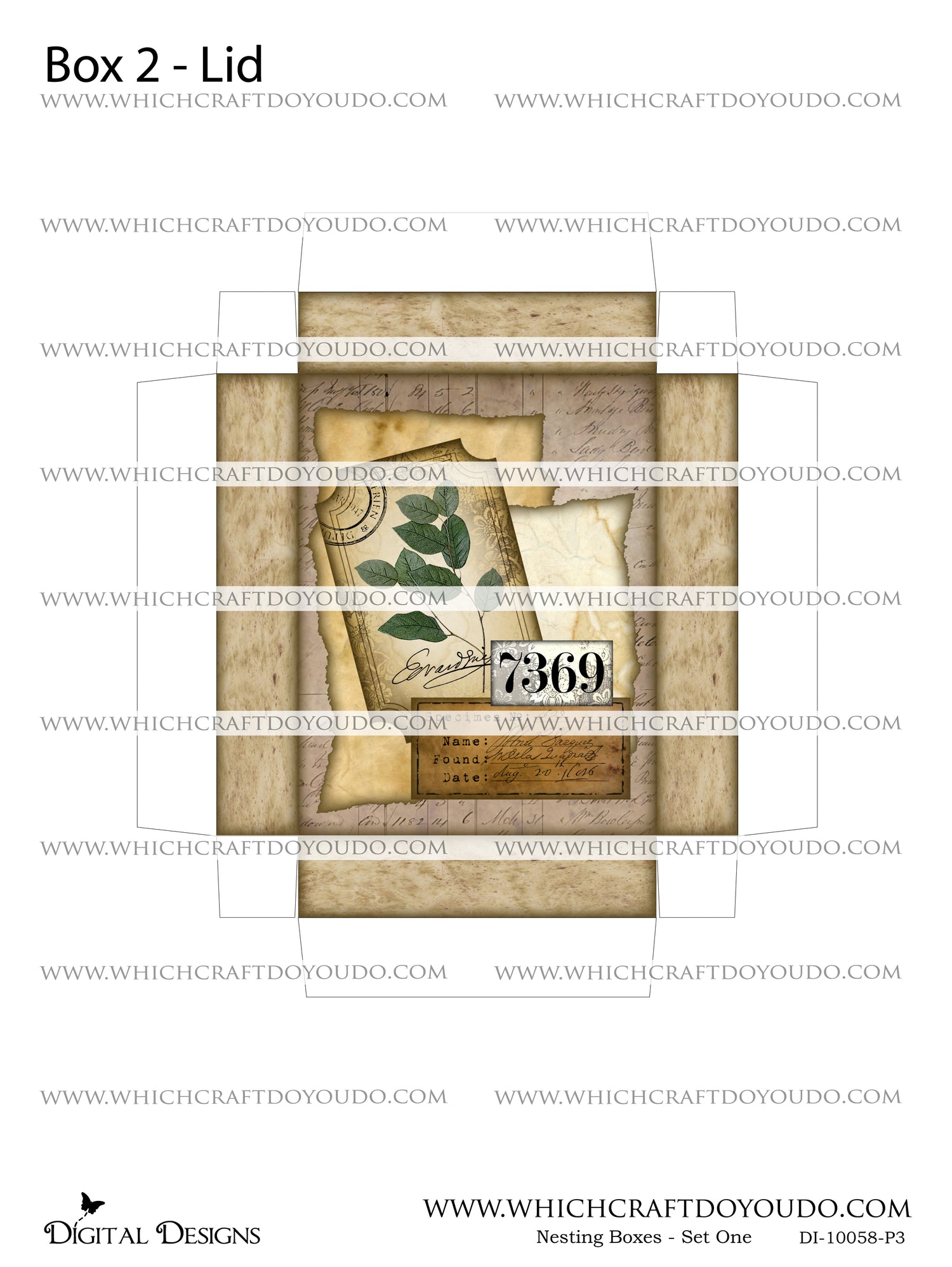 Nesting Boxes - Set One - DI-10058 - Digital Download