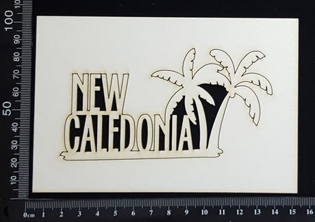 New Caledonia - White Chipboard
