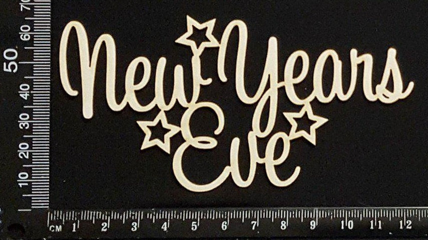 New Years Eve - White Chipboard