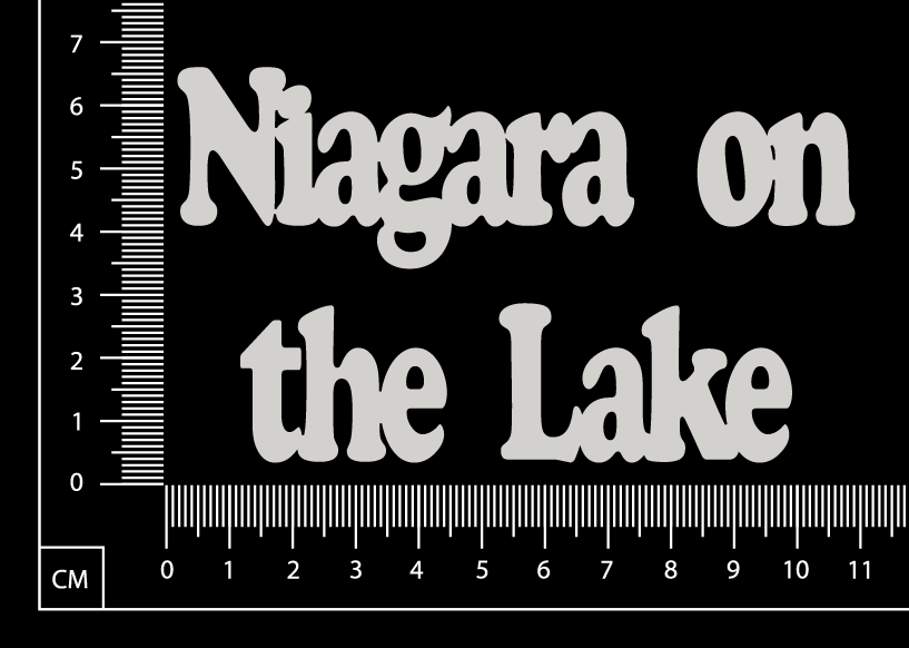 Niagara on the Lake - White Chipboard