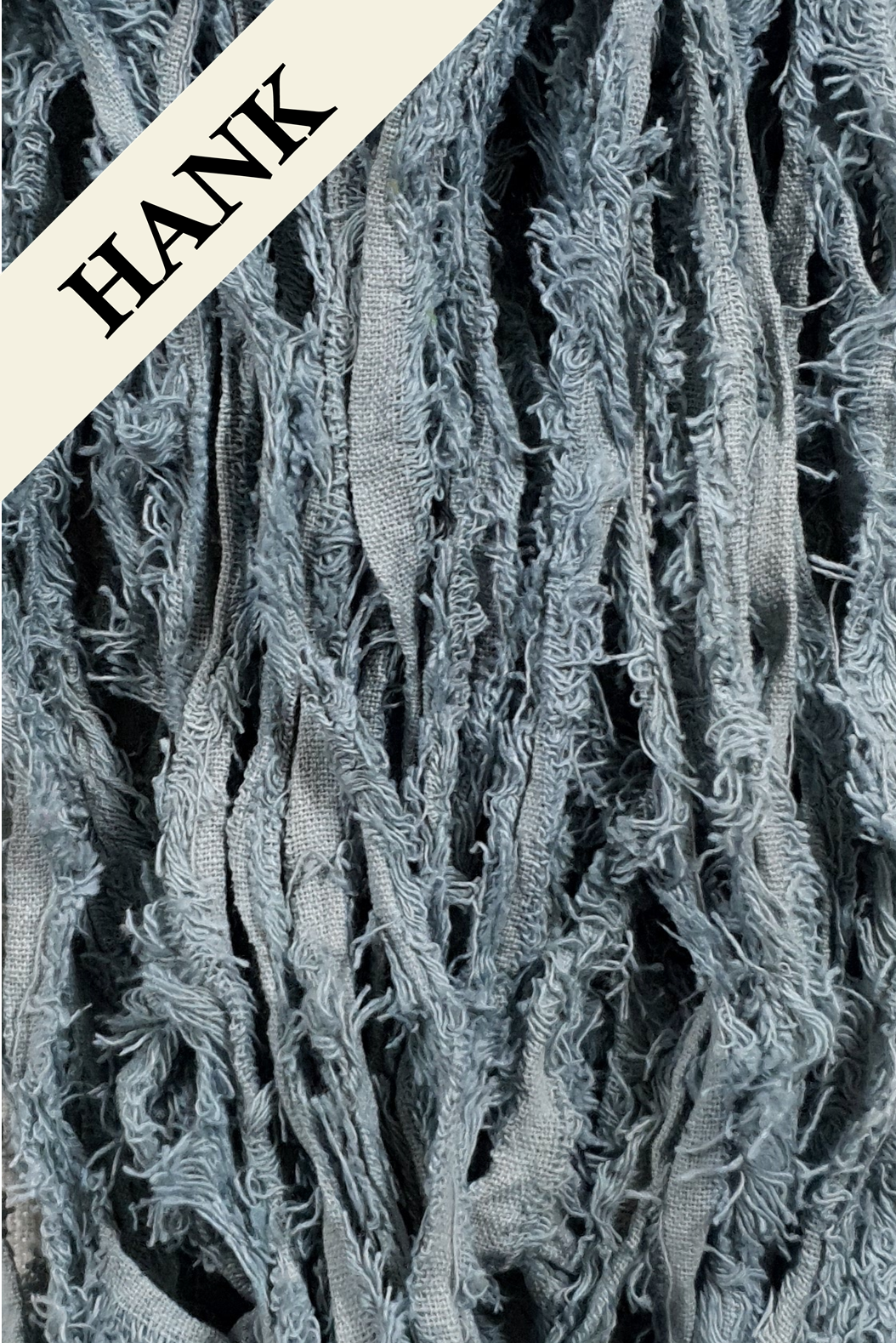 Cotton Frizz Ribbon - Nickel - Hank