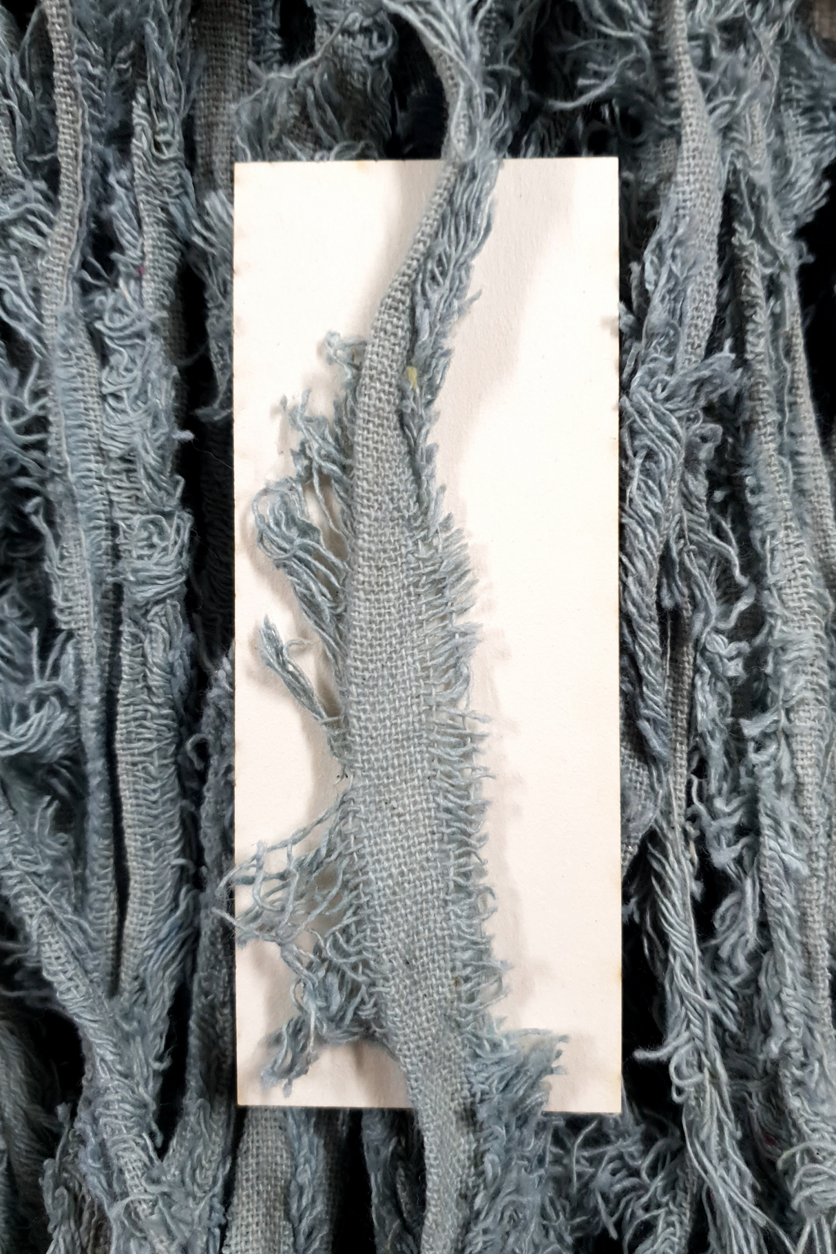 Cotton Frizz Ribbon - Nickel - Hank