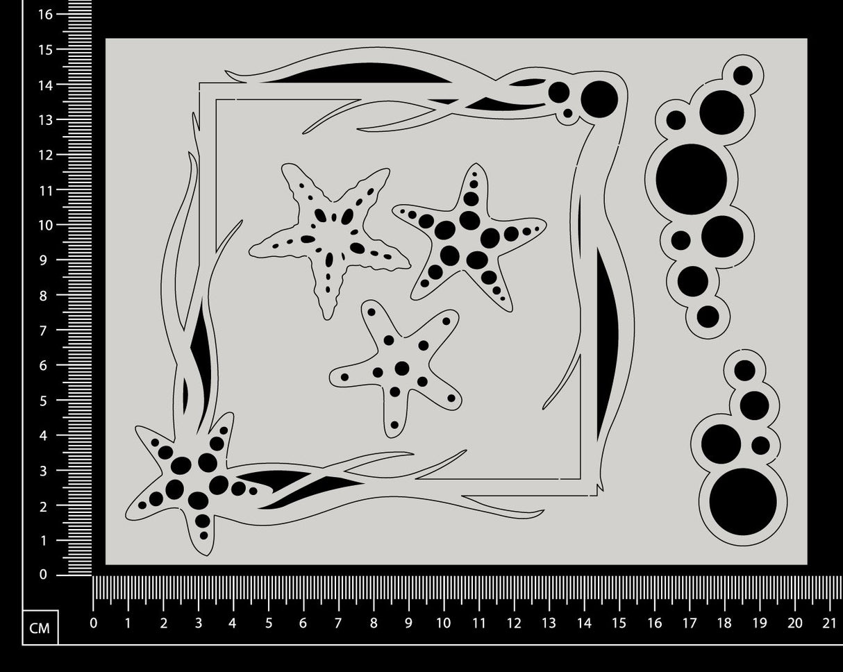 Ocean Frame Set - White Chipboard