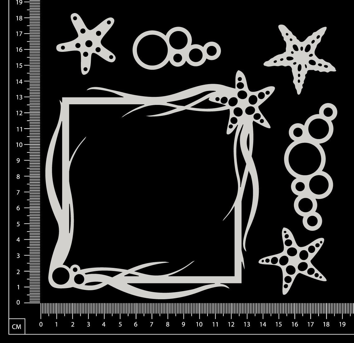 Ocean Frame Set - White Chipboard