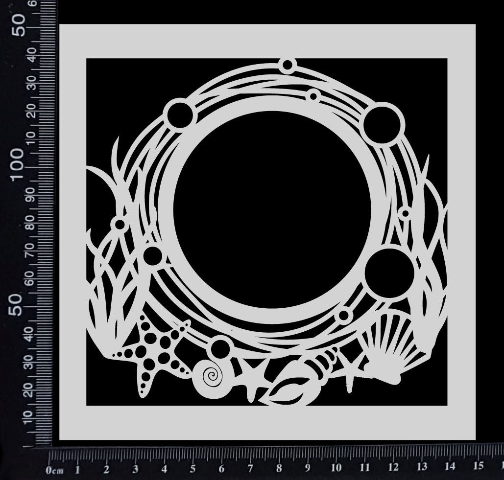 Ocean Portal - Stencil - 150mm x 150mm