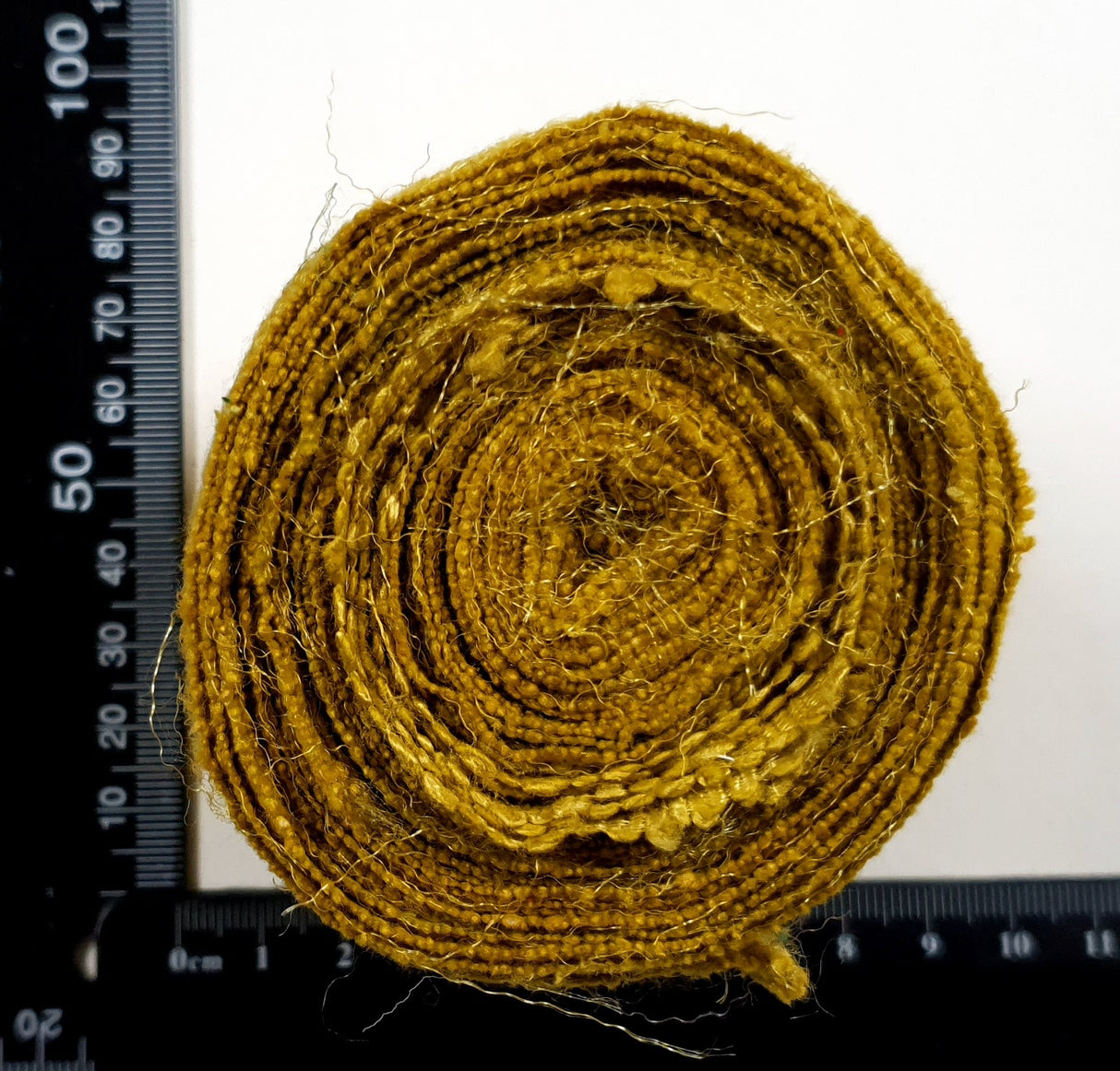 Silk Noil Fabric Roll - Olive