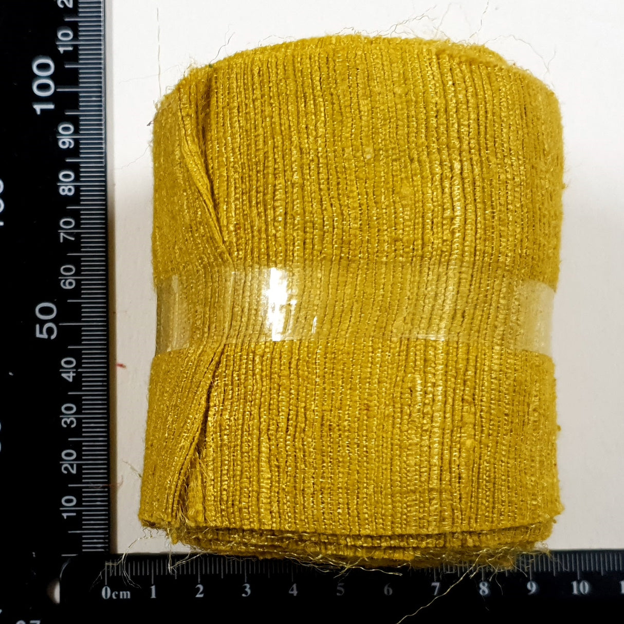 Silk Noil Fabric Roll - Olive