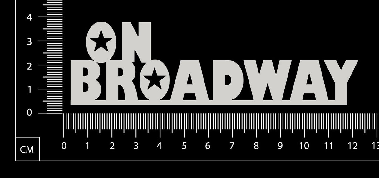 On Broadway - White Chipboard