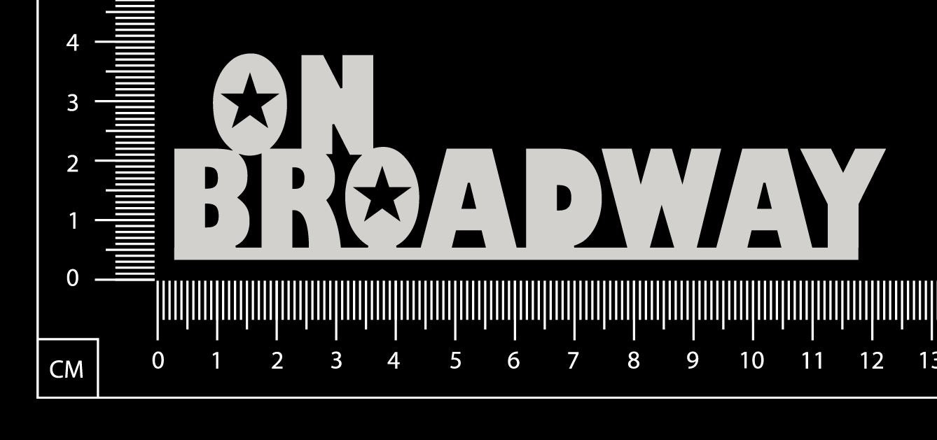 On Broadway - White Chipboard