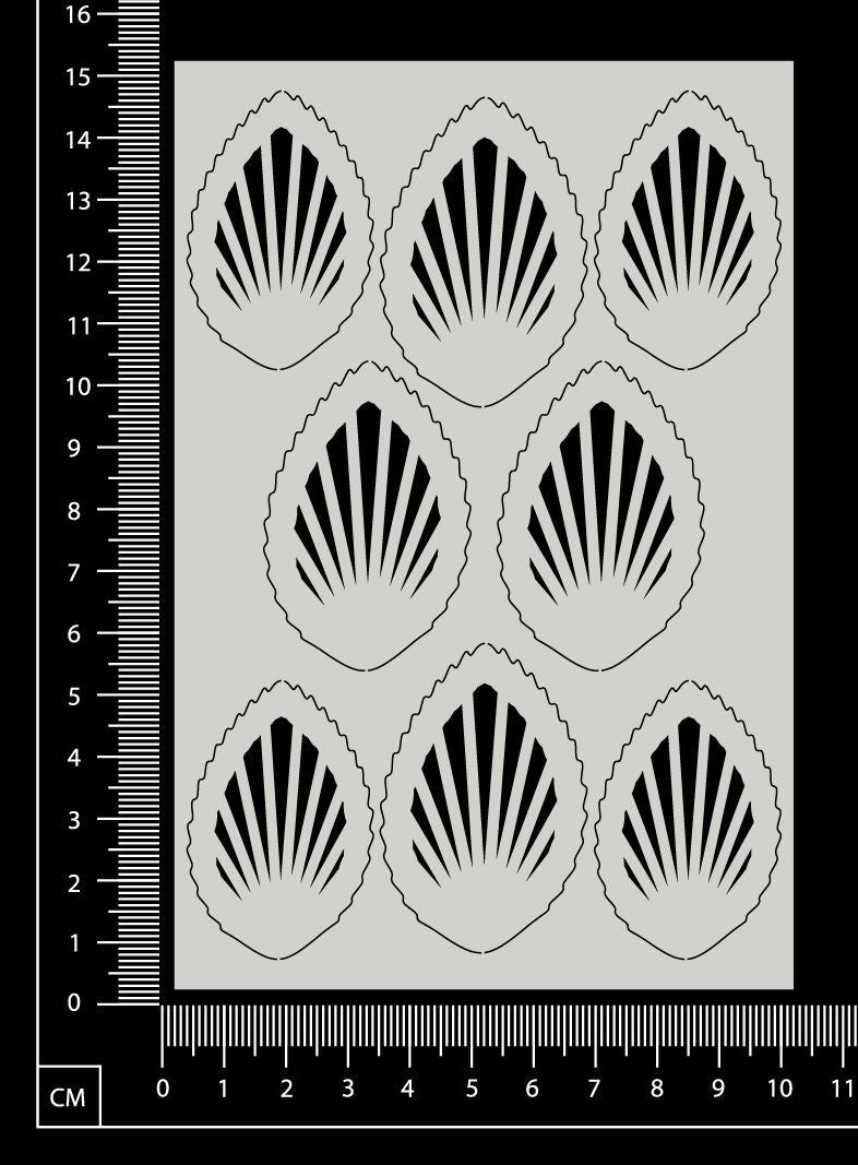 Ornate Leaves Set - White Chipboard